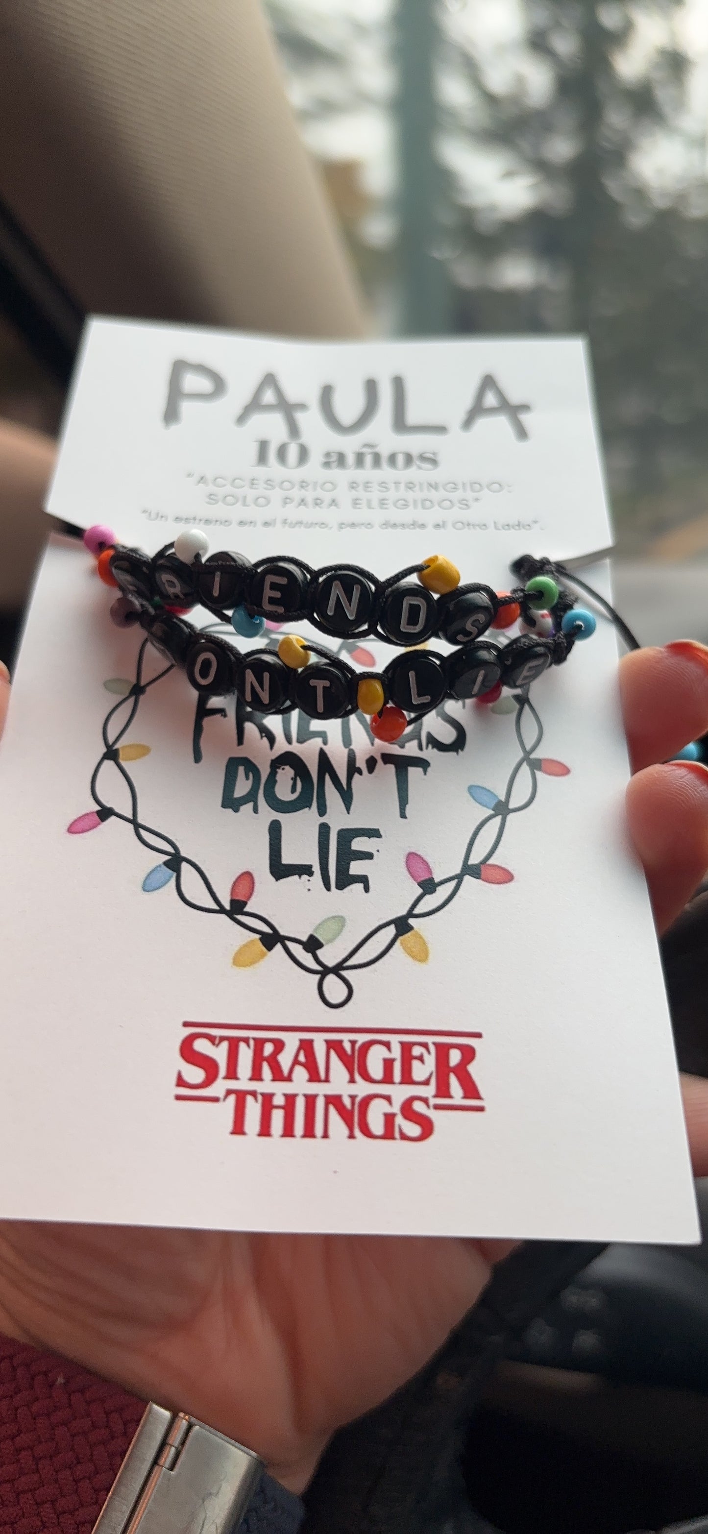Pulseras Stranger things