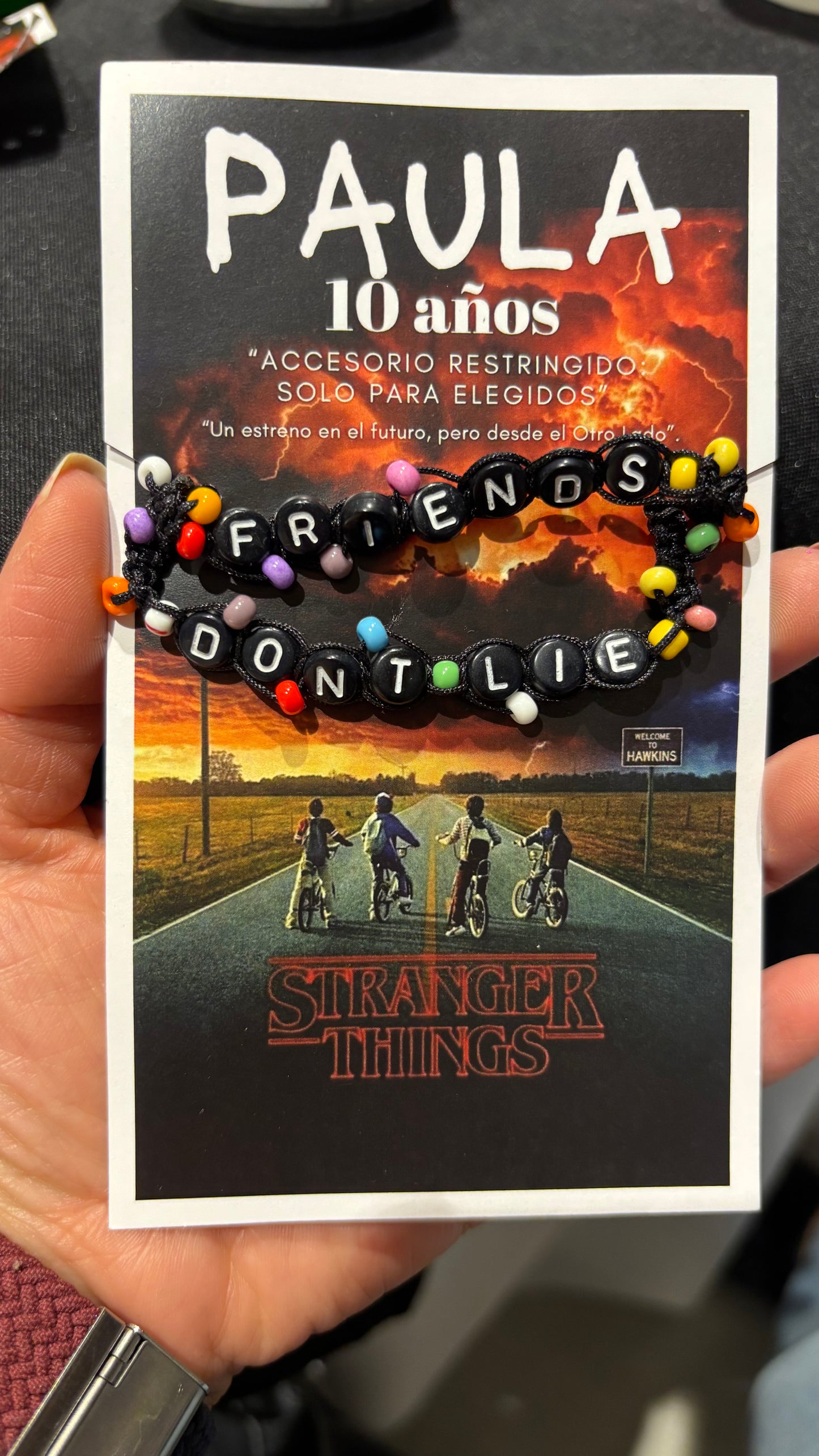 Pulseras Stranger things