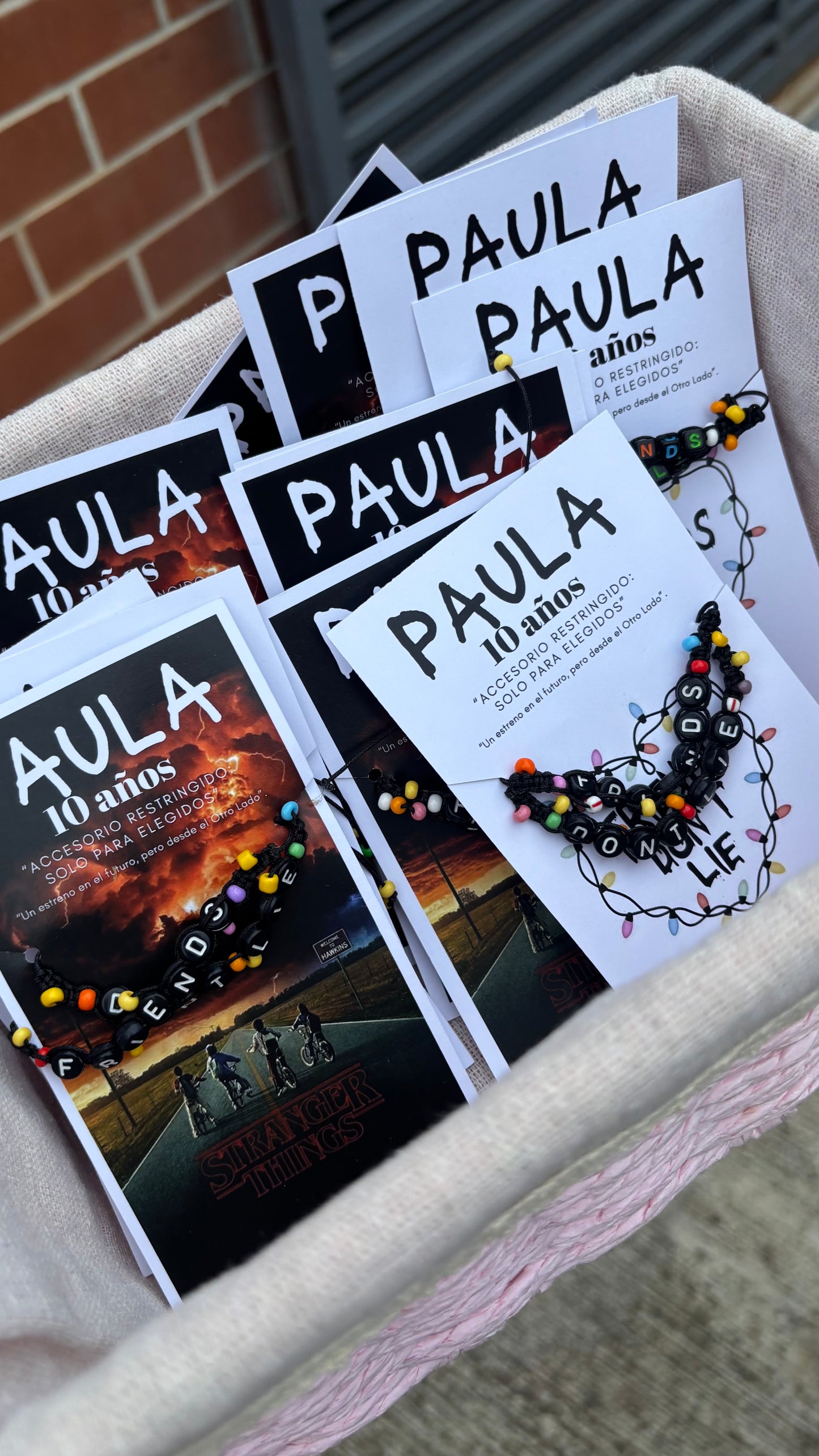 Pulseras Stranger things